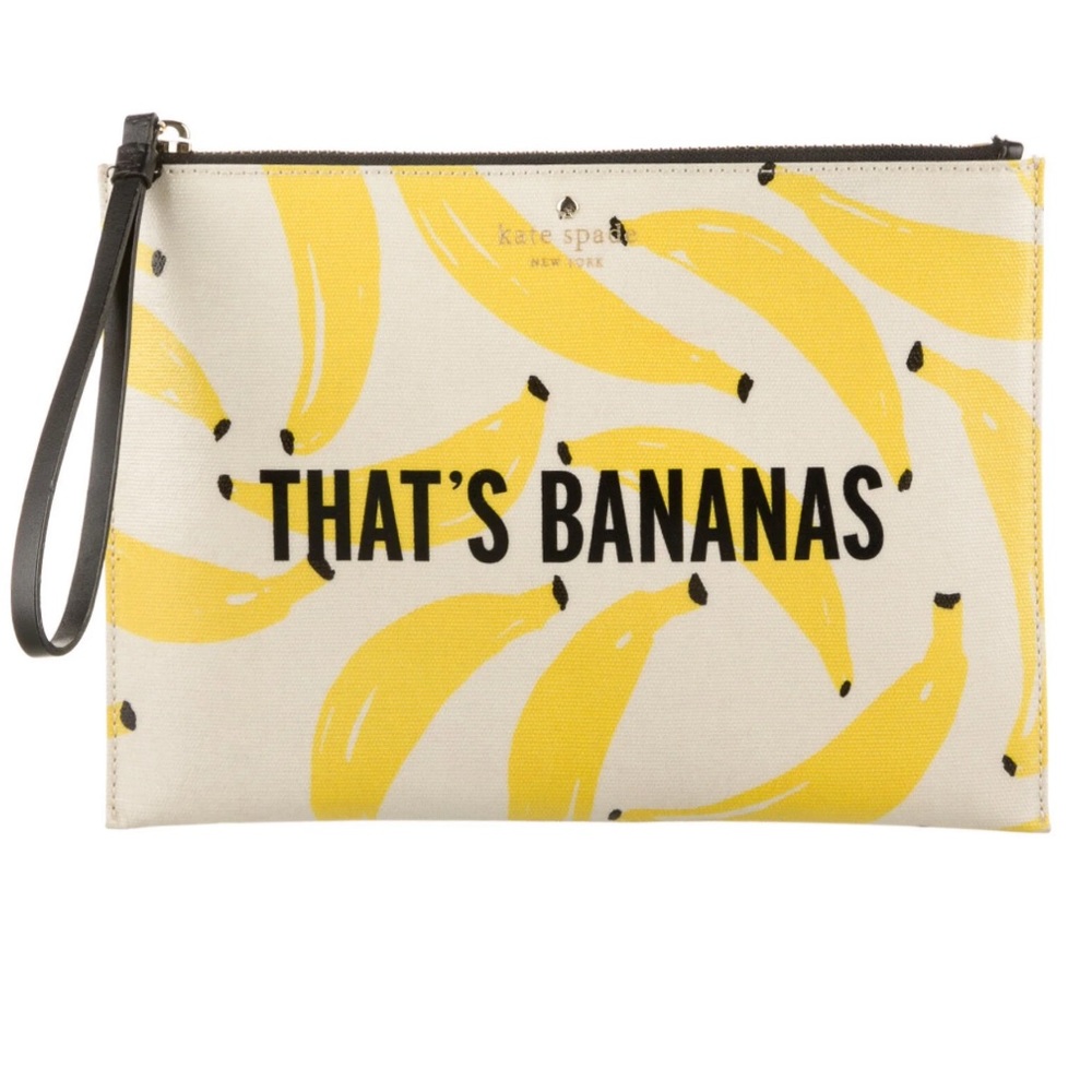 Kate spade that’s bananas clutch